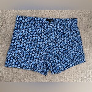 Banana Republic Blue and Black Patterned Shorts